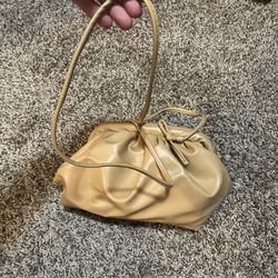 Beige Women Handbag 