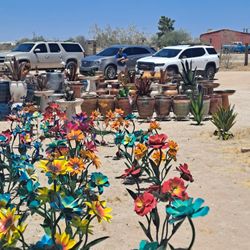 Metal Yard Art 🌵Imports🌺POTTERY🌻(READ DESCRIPTION❗️) RETAIL* WHOLESALE🔥