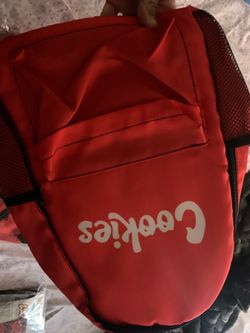 Cookies Red Backpack Sling and Money pouch