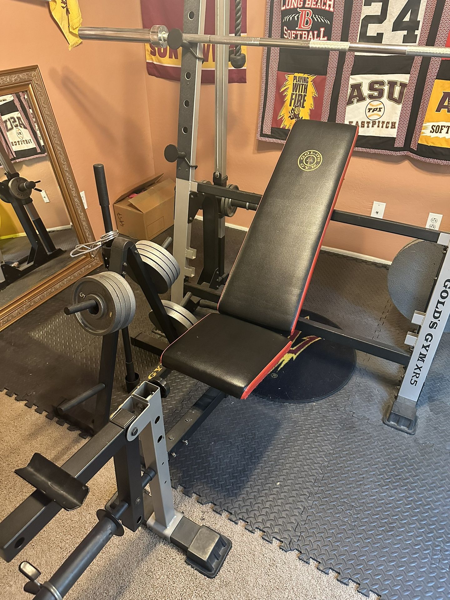 Gold’s Gym Weight Bench Set for Sale in Phoenix, AZ OfferUp