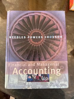 Financial and Managerial Accounting Textbook, Good Condition