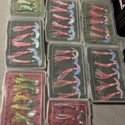 Sockeye Salmon Smile Blade Hoochie Spinner Kits