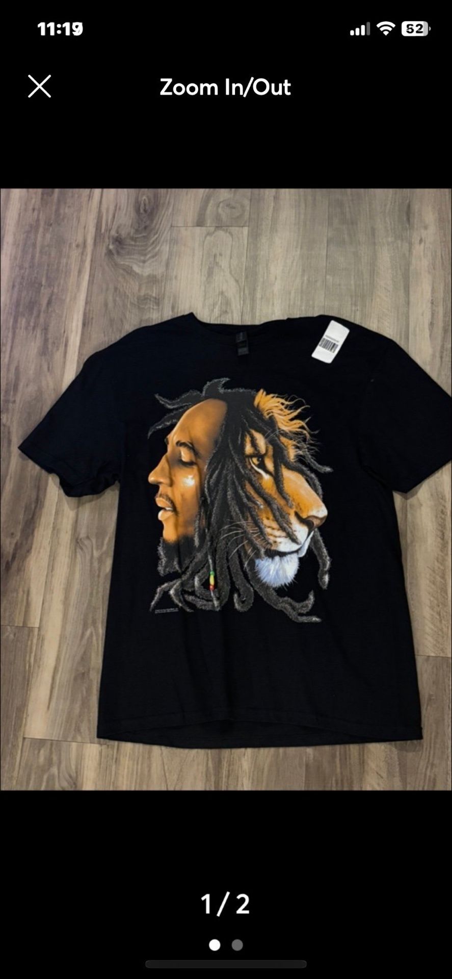 Bob Marley Size 3X Tshirt