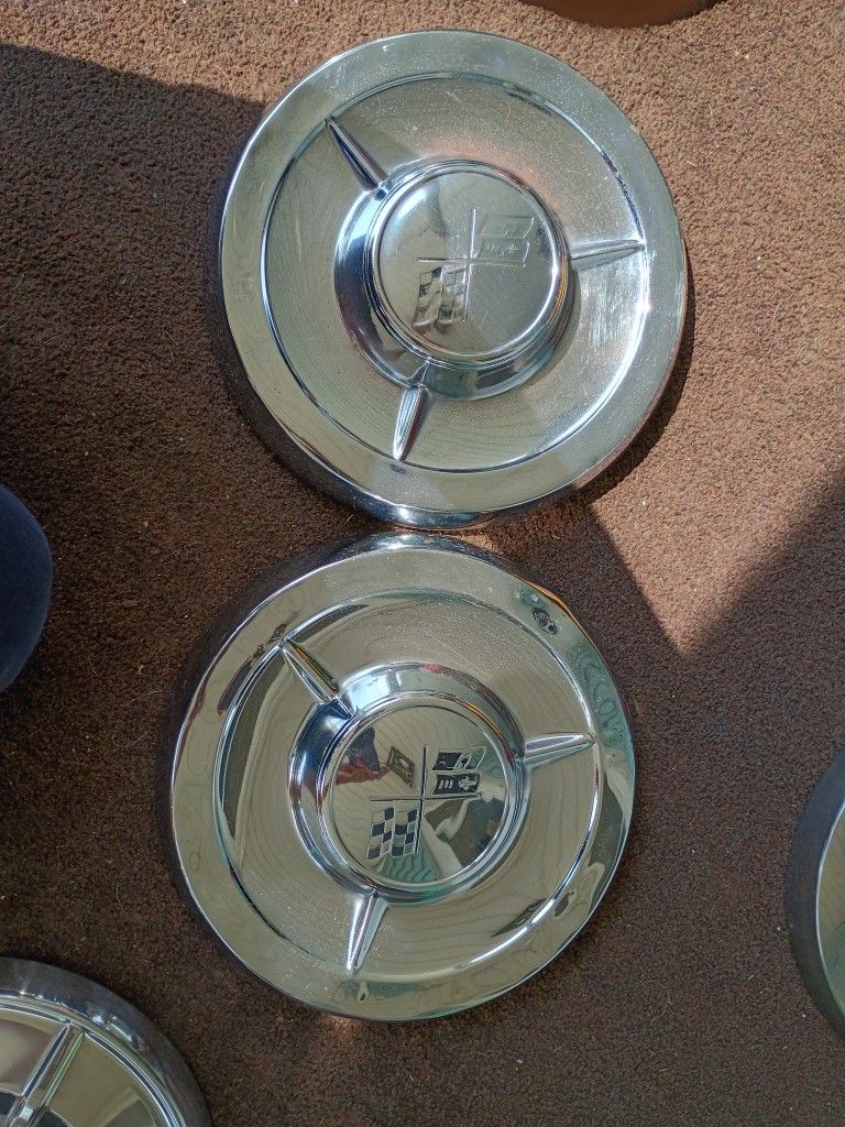 Chevy Corvette Dog Dish Hub Caps