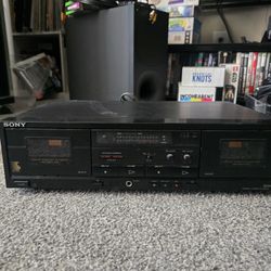 Sony Dual Cassete System