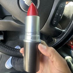 MAC red lipstick canister