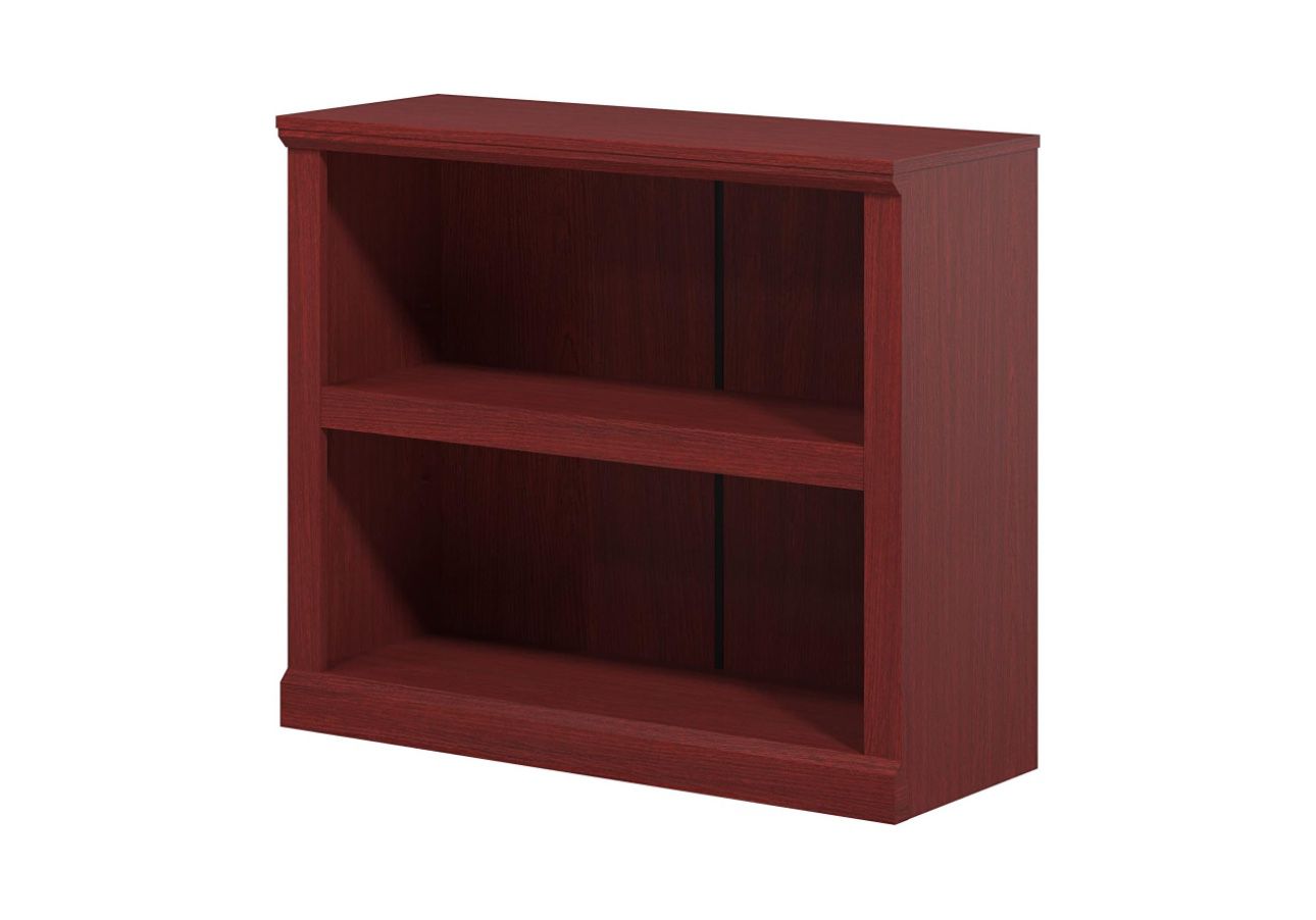 Panana Wooden Cherry Bookcase, 2/3/5 Tier Cube Shelves Adjustable Shelf Bookself Storage