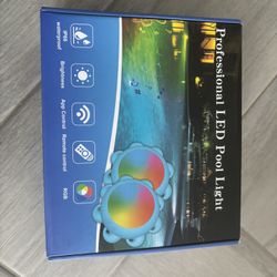 Professional LED Pool Light RGB Waterproof App & Remote Control – 2 Pack