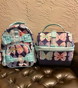 Pottery Barn Lunch Box & backpack with name(Nicole)