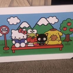 10.5x18.5 Framed Sanrio Art