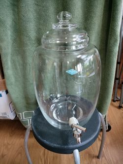 Crystal Party Drink Dispenser Or Terrarium 