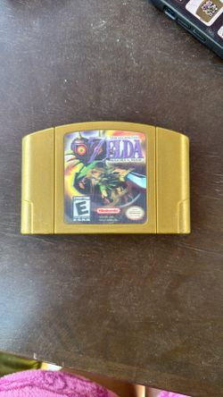 Legend Of Zelda: Majors Mask (Nintendo 64 2000)Holographic Cartridge