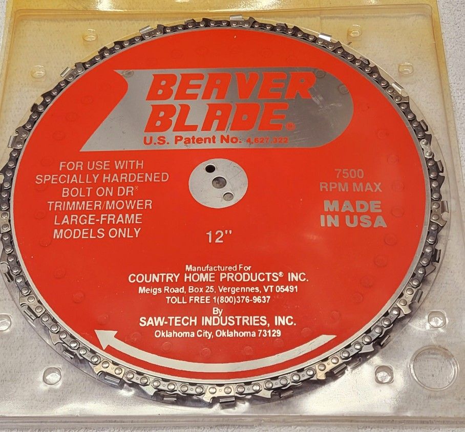 NEW 12" Beaver Blade For DR Trimmer Mower BRAND NEW/UNUSED BRUSH CUTTER