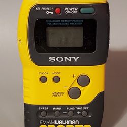 Casio Crystal View and Sony Walkman Sports