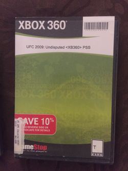 Ufc undisputed Xbox 360