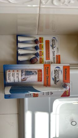 Sonic Scrubber Bathroom Power Cleaner Bundle