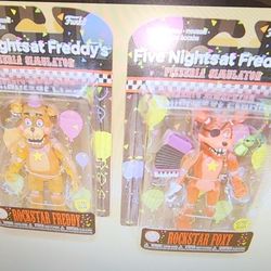 Five Nights At Freddy's Rockstar Freddy Foxy NEW