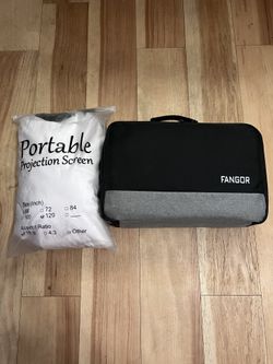 FANGOR F-206 Projector W/ Screen 
