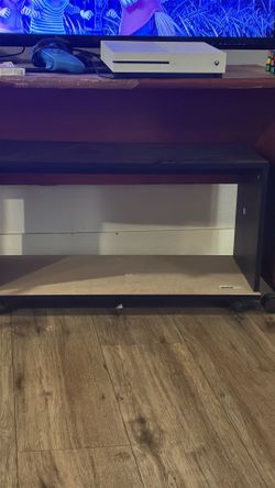 Black tv stand