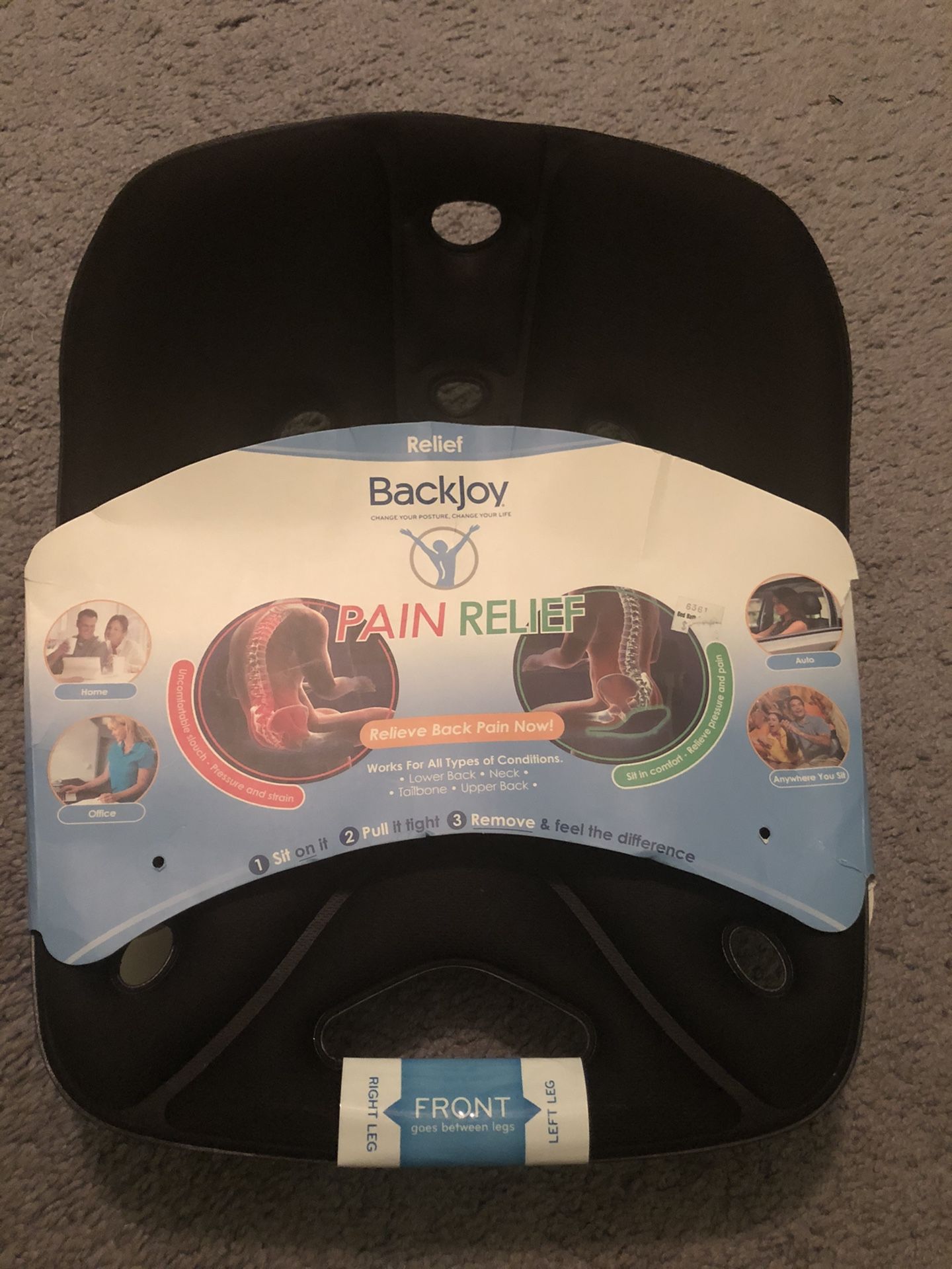 Backjoy sit smart posture plus seat cushion