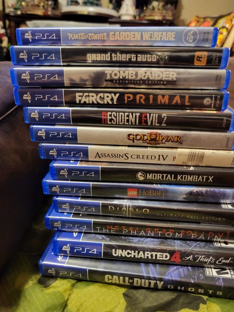 Playstation 4 Games All Different Prices