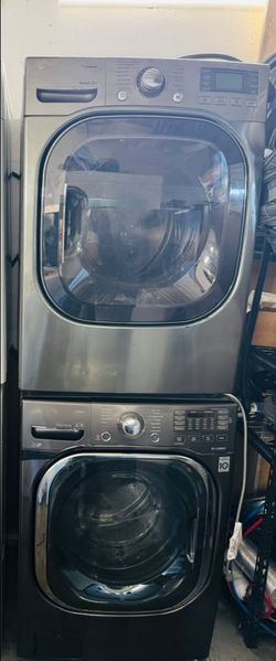 LG Front Load Washer & Electric Dryer Set – Stainless Steel