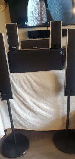 🔥 Sony SS-TS82 5 Speaker Home Theater Set – Complete Surround Sound Package – $80 🔥