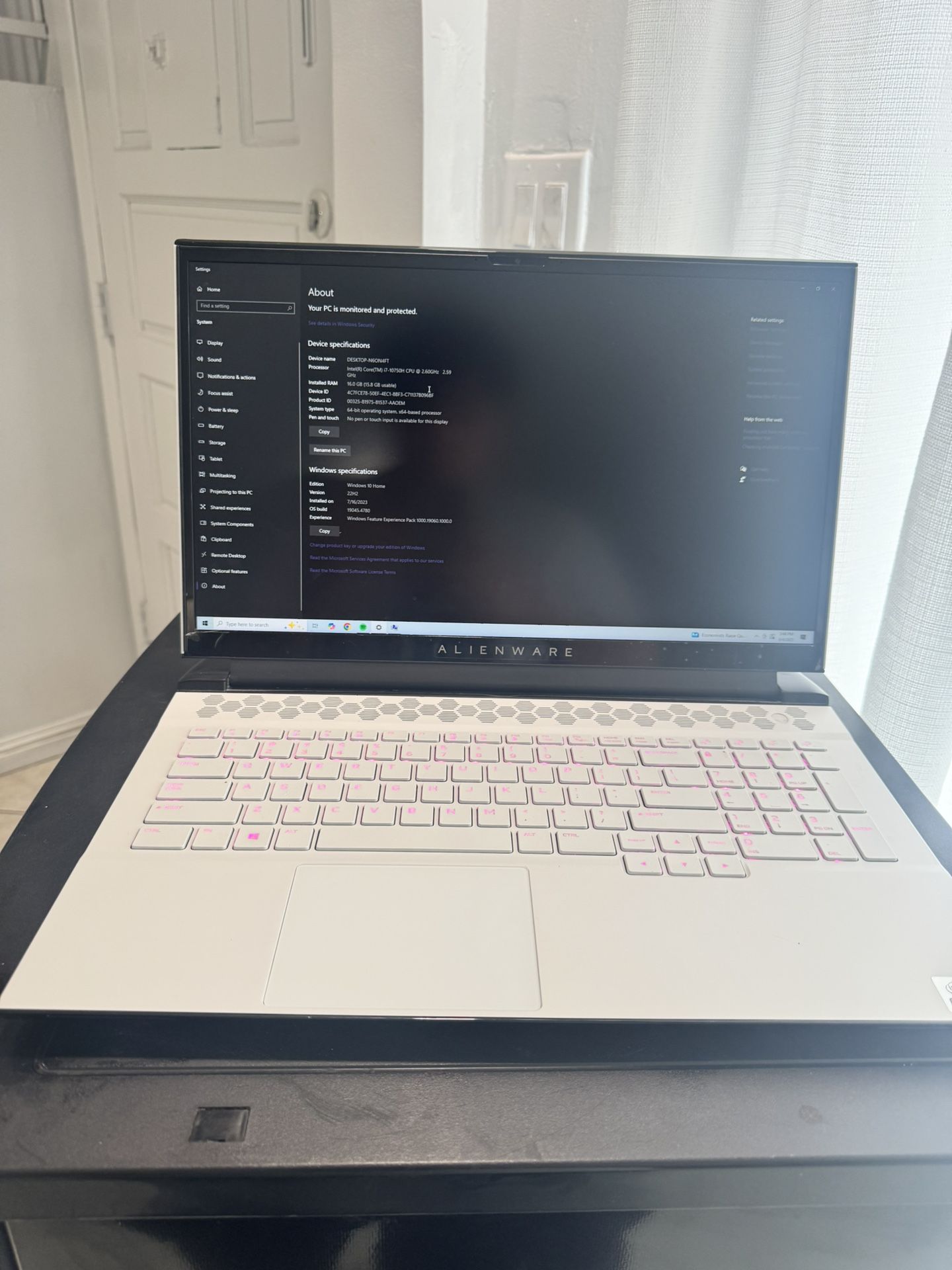 Alienware Laptop