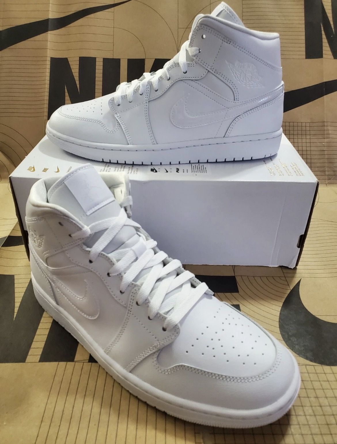Nike Air Jordan 1s White Brand New Size 9 Women 