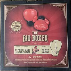 THE BIG BOXER GIANT INFLATABLE BOXING GLOVES THE ORIGINAL FUN WORKSHOP NEW