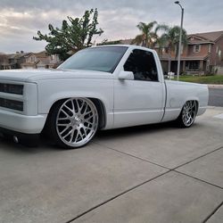 1996 Obs Gmc On Air Bags On 24 Inch Rims