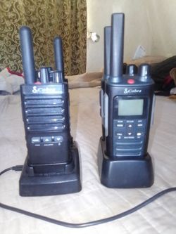 Cobra Walkie Talkies Set with Charging Docks