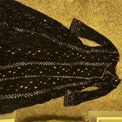 New Black And Gold Shalwar Kameez -$50