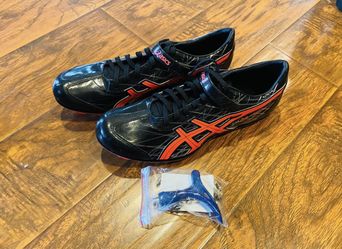 New Asics Men's Long Jump Pro Track and Field Shoes Athletic Spikes G606Y Sz 12