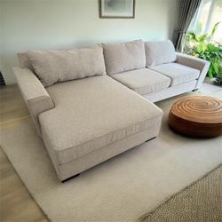 Comfy Oversized Chaise Sectional Sofa