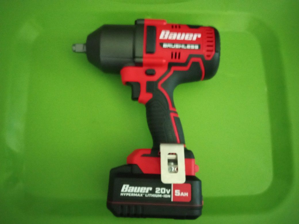 Bauer 20V Impact Wrench 1/2 New 3 Speed 