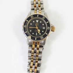 TAG Heuer Professional Watch Quartz Women's Black Dial Swiss Made Round Used S 