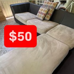 Sectional And Ottoman 