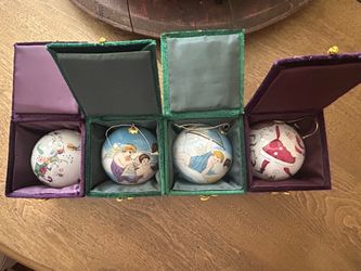 Glass ornaments New in box.