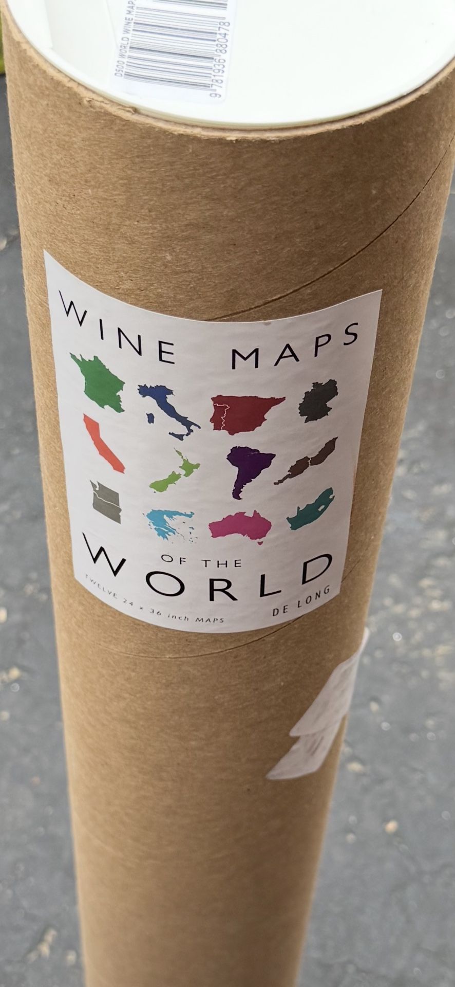 Wine Maps of the World β Set of 12 Large Posters (24βx36β) β De Long Maps