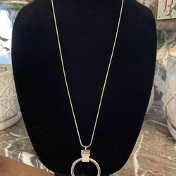 WHBM 2 Way Pendant Necklace NWT