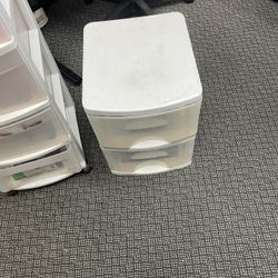 Plastic drawers