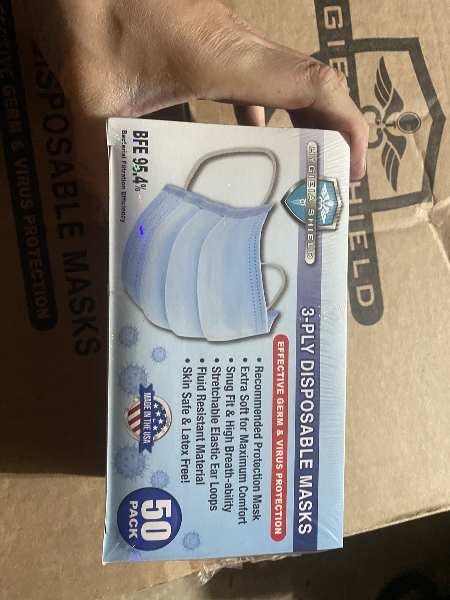 Disposable Face Masks- 3 Ply