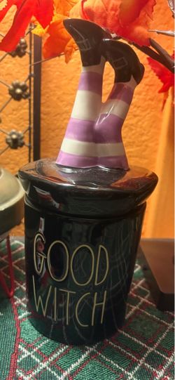 Rae Dunn Good Witch Halloween Canister
