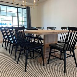 Custom Designed Farmhouse Dining Tables. 