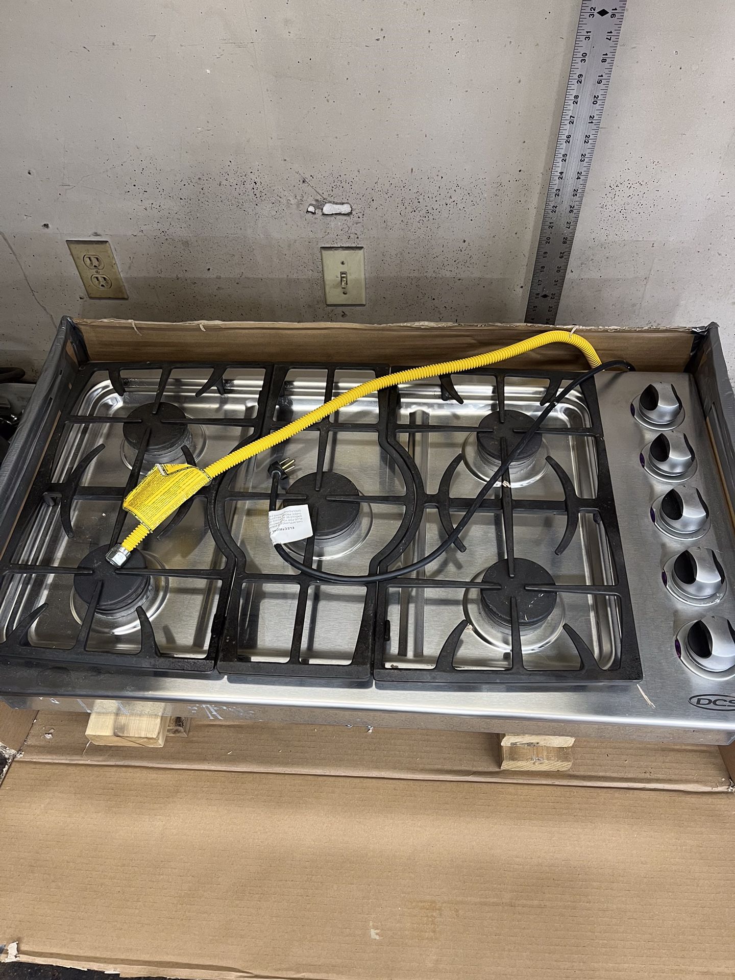 5 Burner Natural Gas Drop In Cooktop