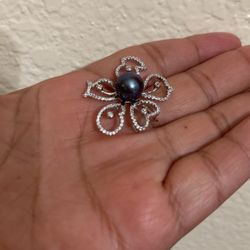 925 Sterling Silver South Sea  Pearl Pendant 