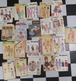 Patterns for making clothes.