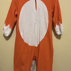 Fox Jumpsuit Hoodie Costume Size M
