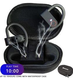 Wireless bluetooth earbuds for ios and android devices,up to 10hrs playtime